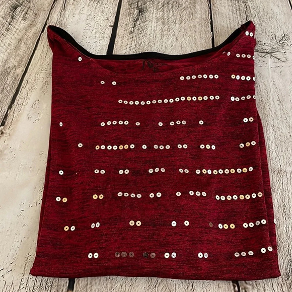Women’s Rock 47 sequin crop top XXL - Picture 2 of 3